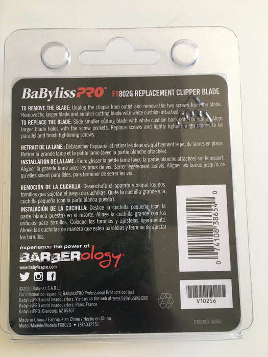 BabylissPro DLC/Nickel Titanium replacement taper blade
