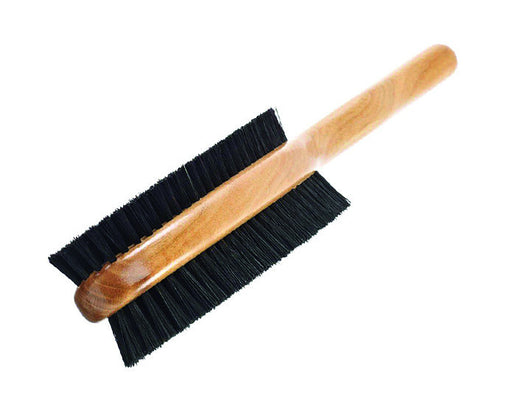 Kent Clothes Brush, Double-sided, Stiff & Soft Bristles, Cherrywood, 