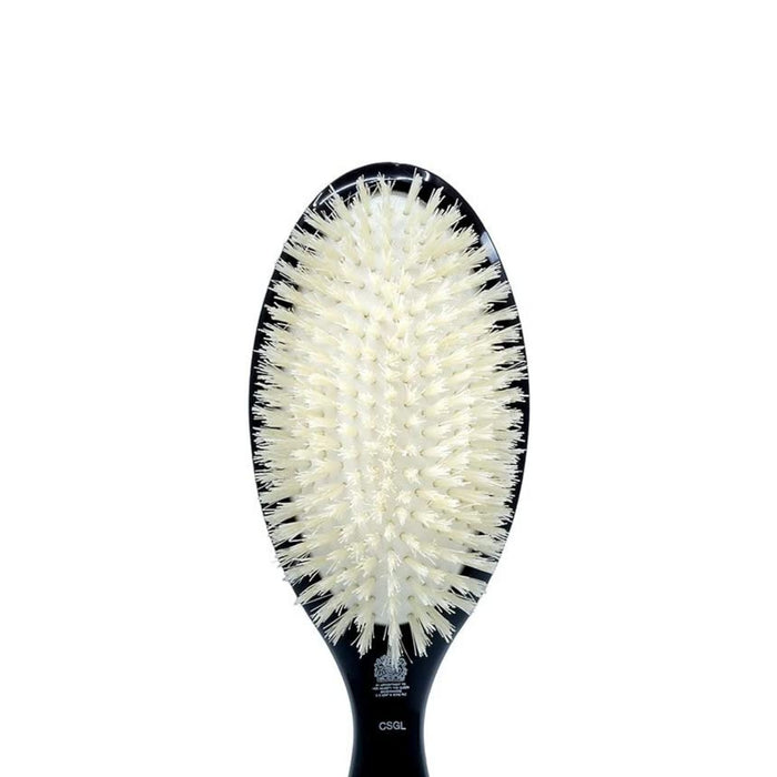 (DISCONTINUED)Kent Ladies Brush, Large, Soft White Bristle, Cushion Base