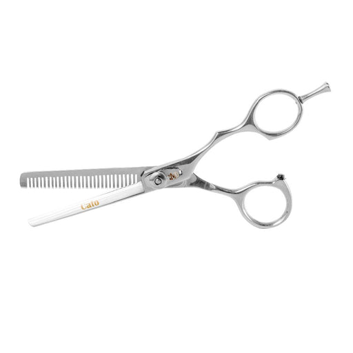 MD Cato Thinning Shear Steel 6.5 in. Thinning Barbershop & Salon Shears Lightweight Budget Texturizing Scissors