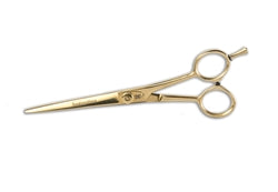 MD 7.5 in Augustine Shear Gold Barbershop & Salon Shear Lightweight Cutting Scissors