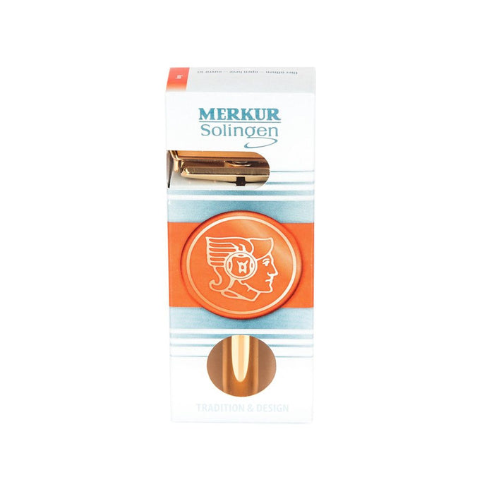 Merkur Futur Adjustable Double Edge Safety Razor with Snap Closure, Gold