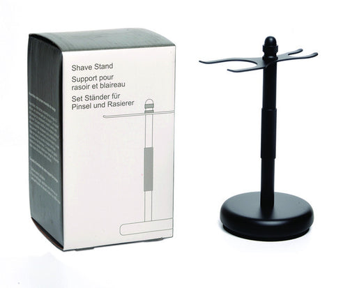 PureBadger Collection Shaving Stand, Black, For Standard Shaving Brush & Standard DE safety razor