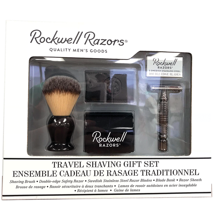 Ensemble-cadeau de rasage de voyage Rockwell Razors