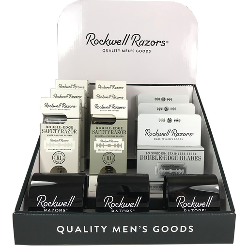 Rockwell Razors Rookie Value Bundle Affichage du matériel de rasage