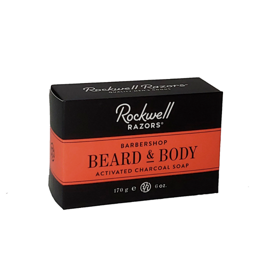Rockwell Razors Beard & Body Activated Charcoal Soap (170g / 6 oz)