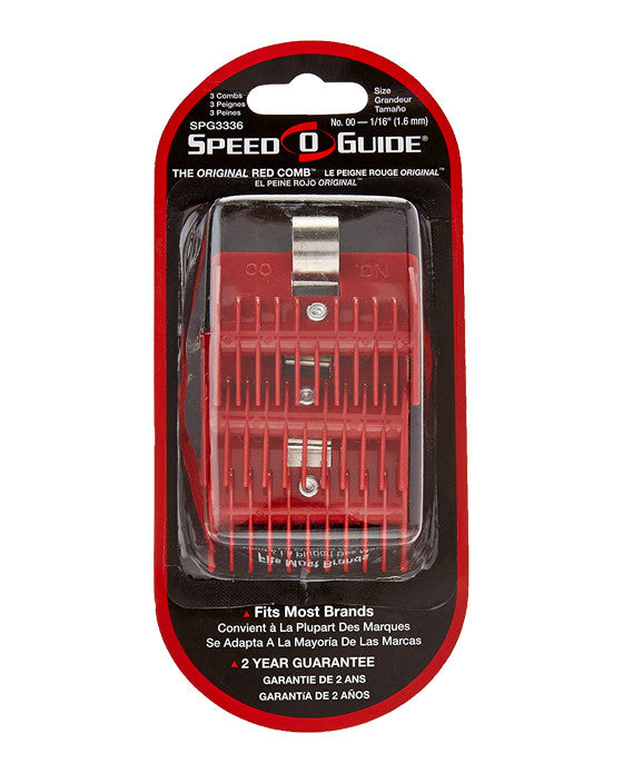Speed-O-Guide Size 00 1/16 Comb  - (3 pack)