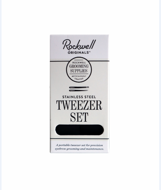 Rockwell Razors Stainless Steel Tweezer Set - BarberSupplies Canada