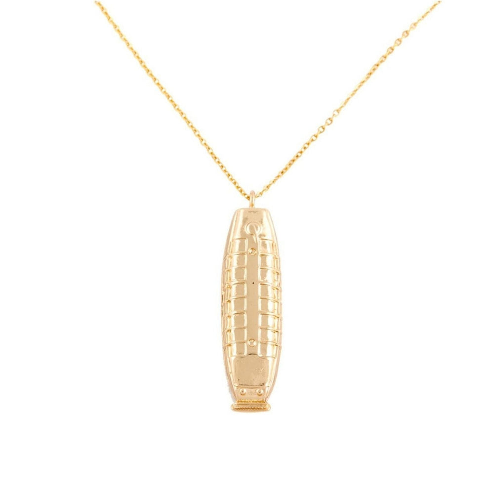 MD  Clipper Necklace Gold