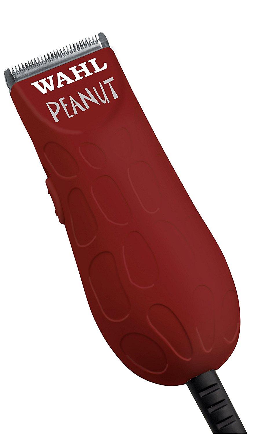 Wahl Professional Peanut Trimmer #56354, Red, 294g  The WAHL red peanut trimmer is a compact, rotary motor powered tool that is versatile for both clipping and trimming. Use the 4 provided attachment combs to keep your clients' beard at their desired length.  Includes 4 guides - 1/8" to 1/2".  Made in USA.