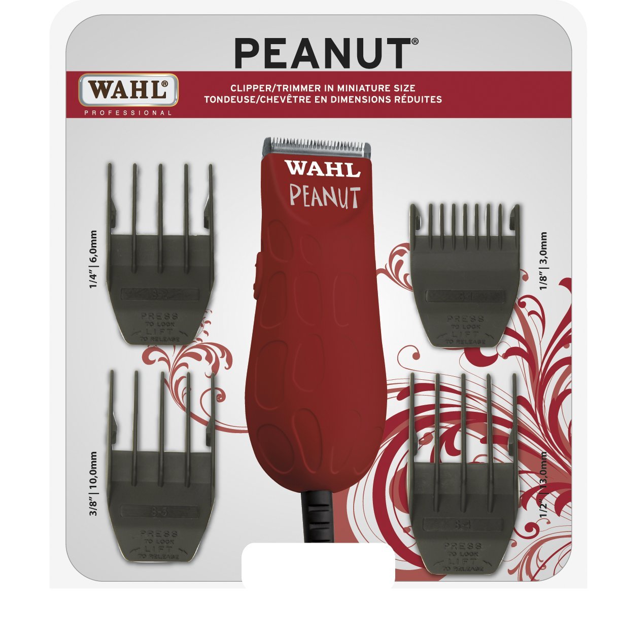Wahl Peanut Clipper Trimmer Red