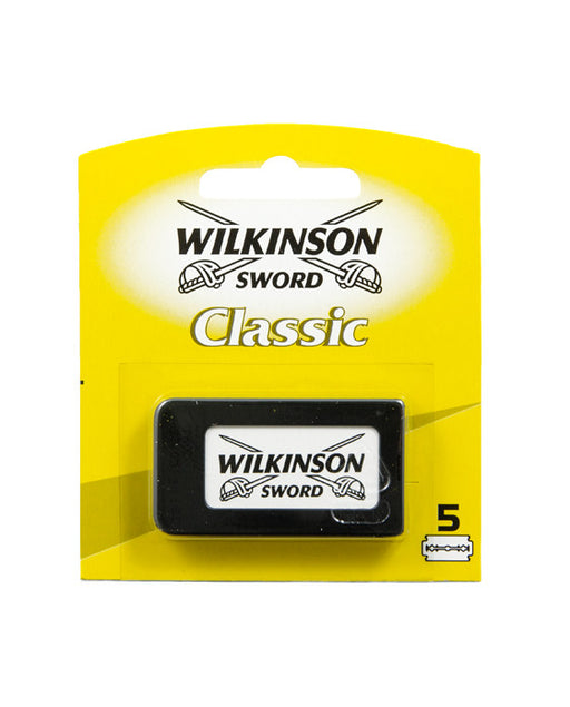 Wilkinson Sword Classic Lames de rasoir de sécurité à double tranchant (5 lames/paquet)