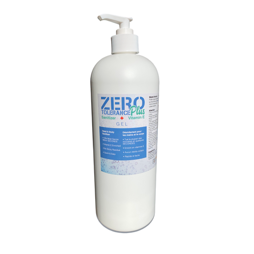 Gel désinfectant pour les mains Zero Tolerance 32 oz avec pompe