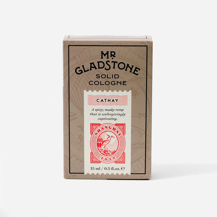 M. Gladstone Cathay Solid Cologne - Parfum fin rappelant 1932 Shanghai