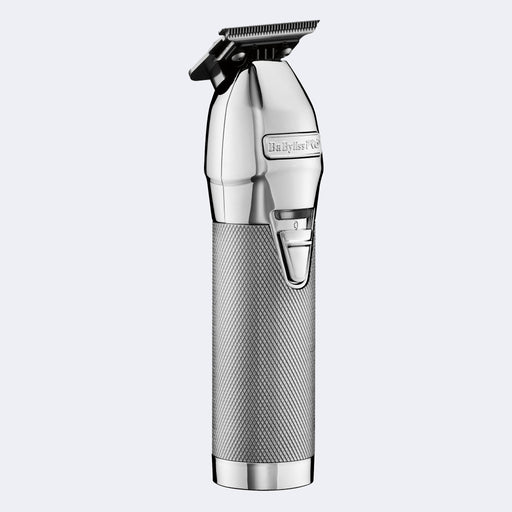 BabylissPro Skeleton metal trimmer with DLC Titanium coated T-Blade. Silver.