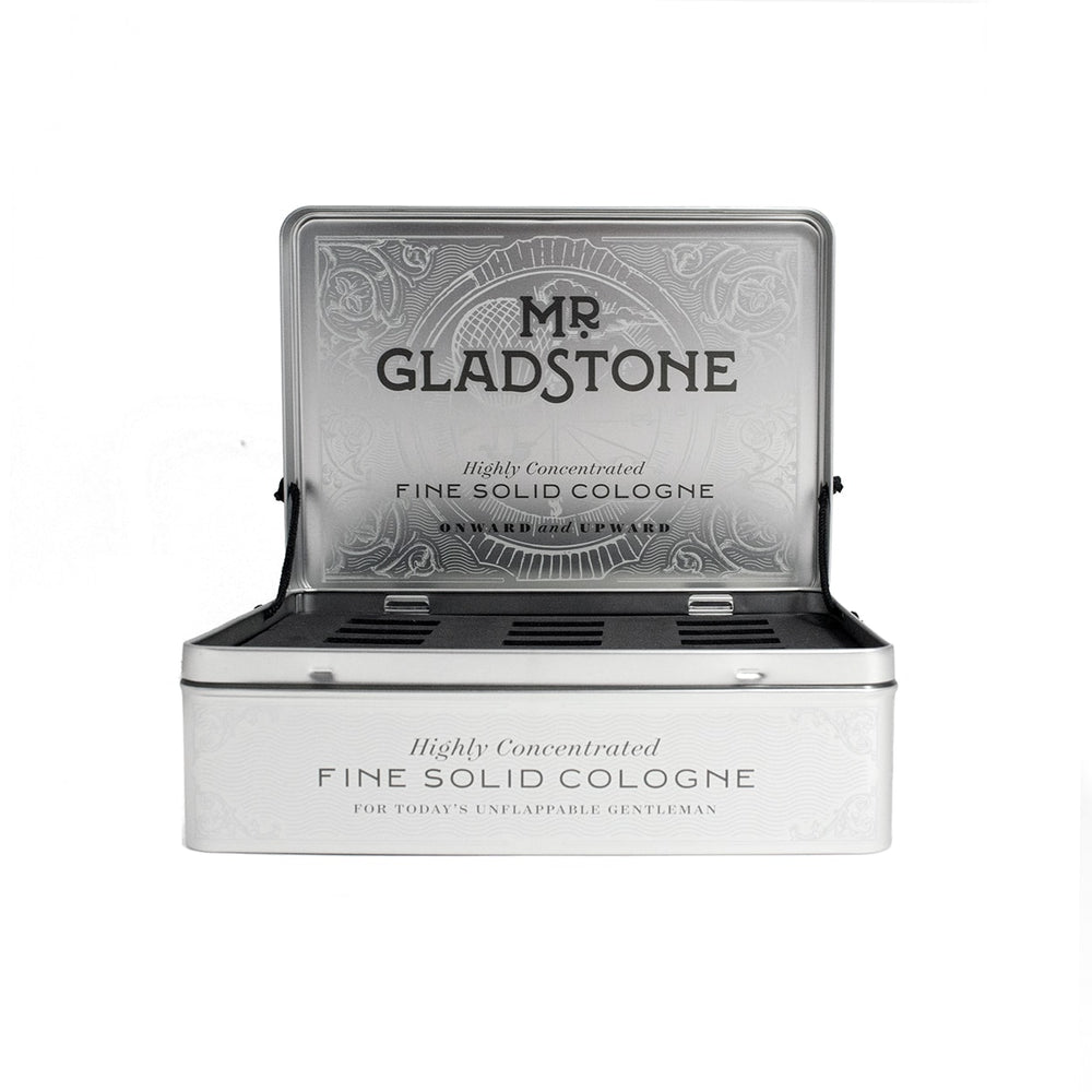 M. Gladstone Solid Cologne Présentoir de vente au détail vide