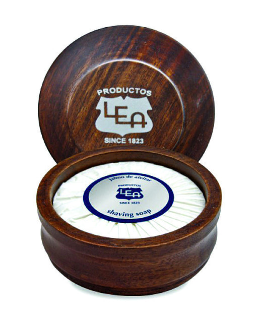 Savon à raser classique LEA dans un bol en bois (100 g/3,5 oz)