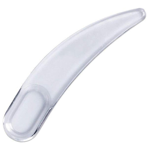 Spatule boomerang en polystyrène jetable, transparente 2,4 pouces (50 pièces/sac)